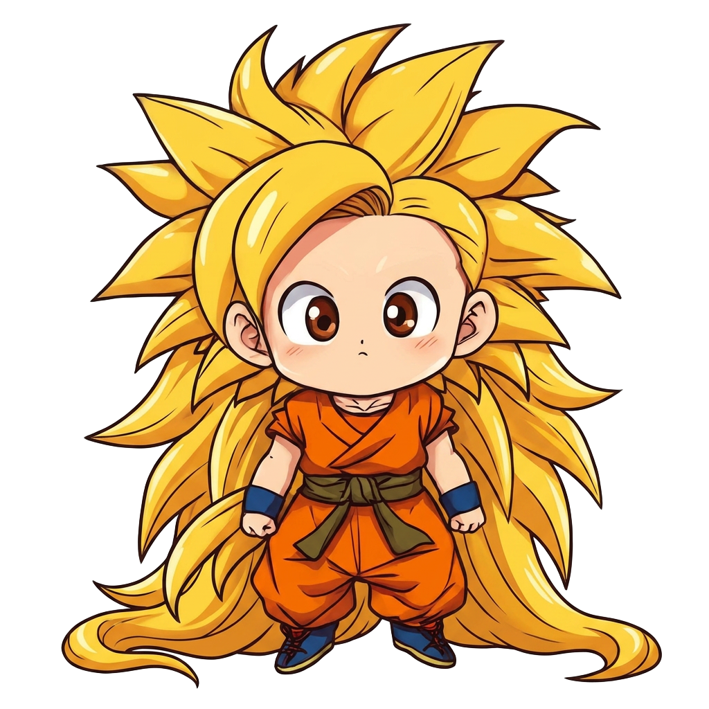 Super Saiyan 3 chibi